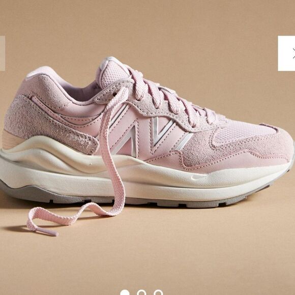 NEW BALANCE Womens pink Mixed Media 5740 V1 Round Toe Sneakers Shoes 5.5 - Picture 1 of 7